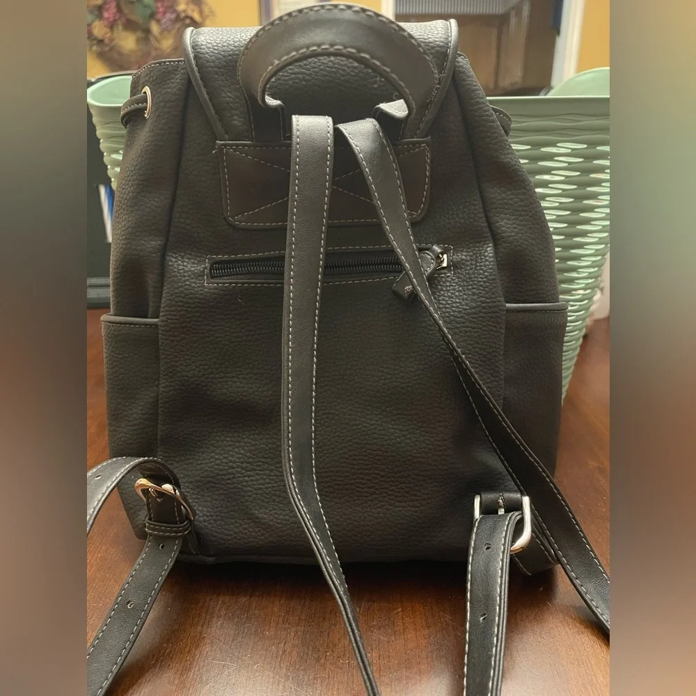TOTES Mini Faux Leather Backpack